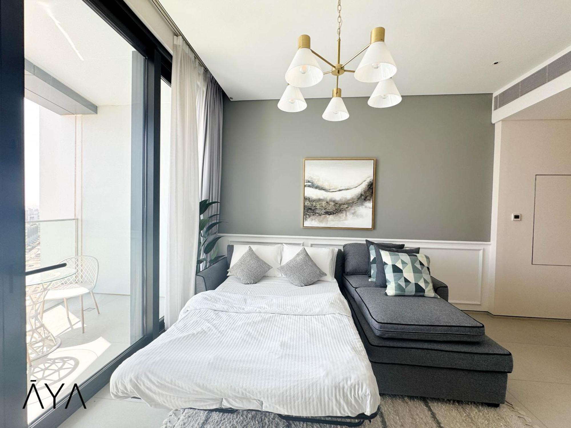 Jumeirah Gate Tower 1 - Stylish Apartment With Pool & City Views Dubai Exterior foto